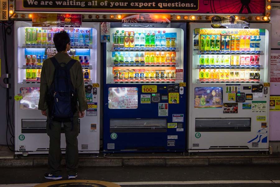 vending machines