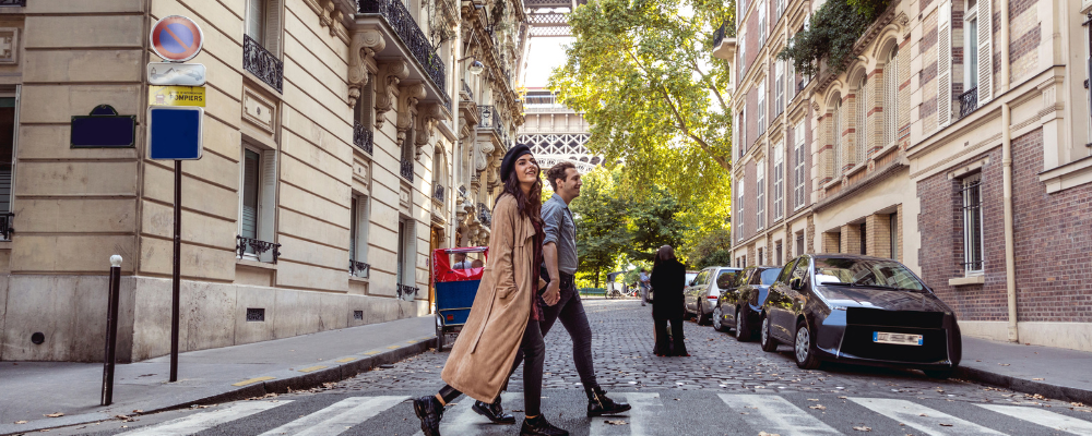 Crosswalk in Paris